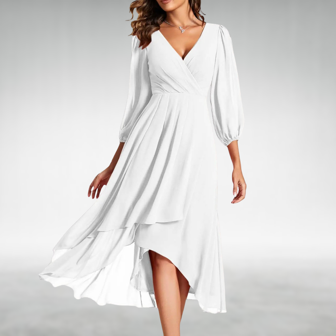 Joan™ Elegant Flow Midi Dress