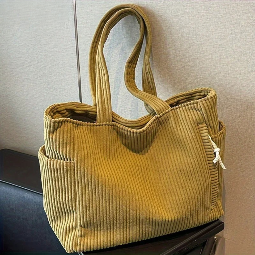 Sienna™ Everyday Corduroy Tote Bag