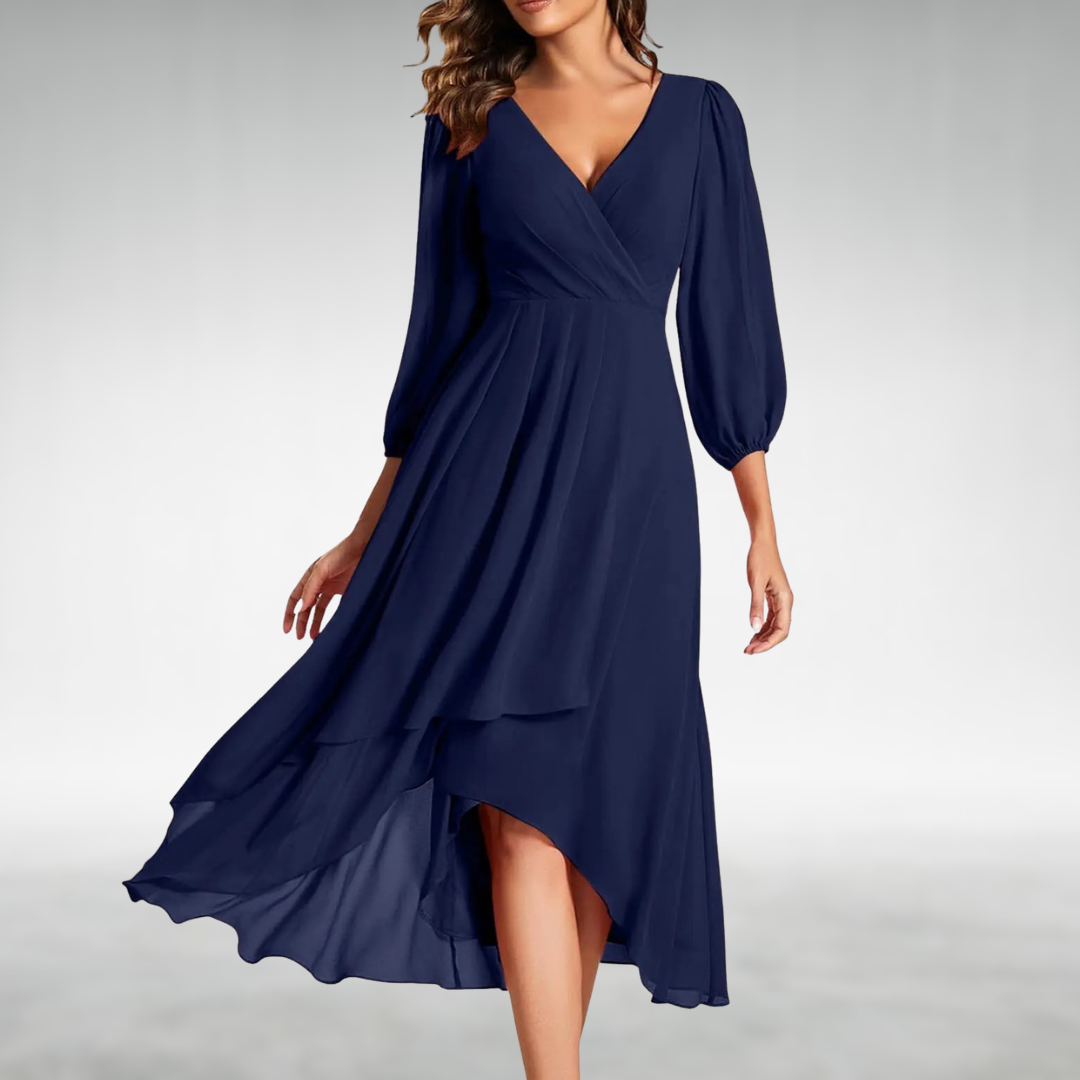 Joan™ Elegant Flow Midi Dress