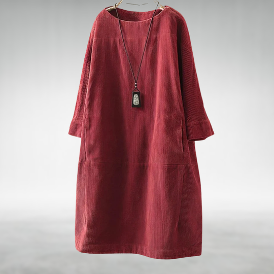 Amy™ Corduroy Midi Dress