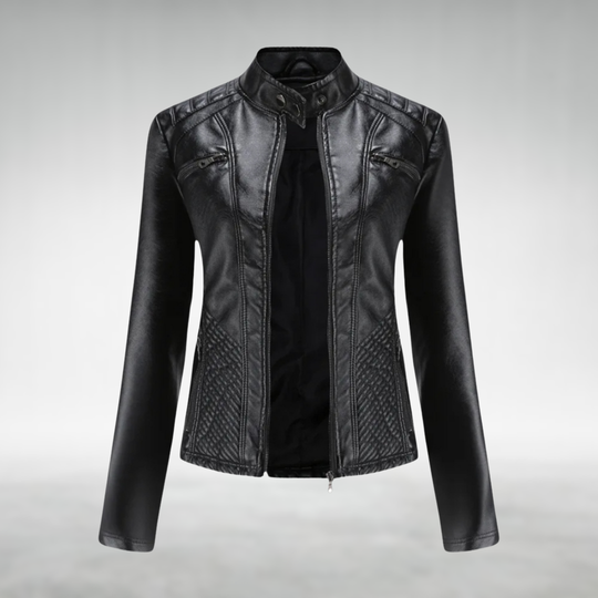 Robyn™ Elegant Leather Jacket