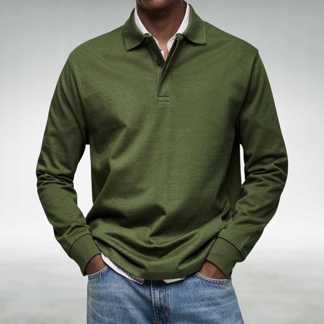 Steven™ Timeless Long-Sleeve Polo