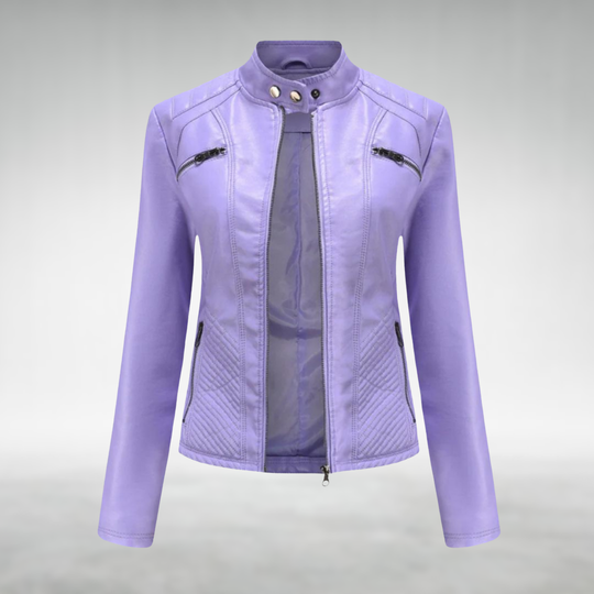 Robyn™ Elegant Leather Jacket