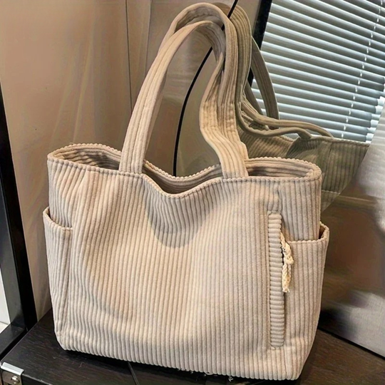 Sienna™ Everyday Corduroy Tote Bag