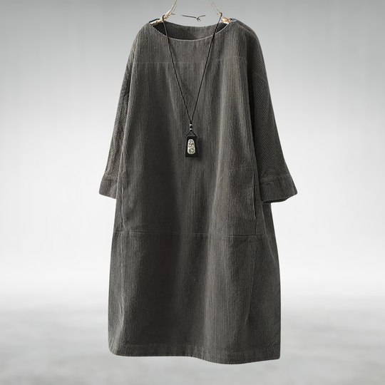 Amy™ Corduroy Midi Dress